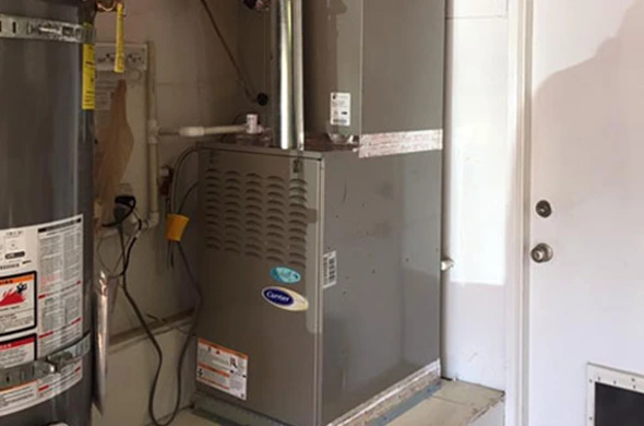New furnace installed in a home in Odessa, TX.